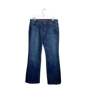 Harley Davidson Dark Wash Mid-rise Wide Leg Jeans 12 Women’s